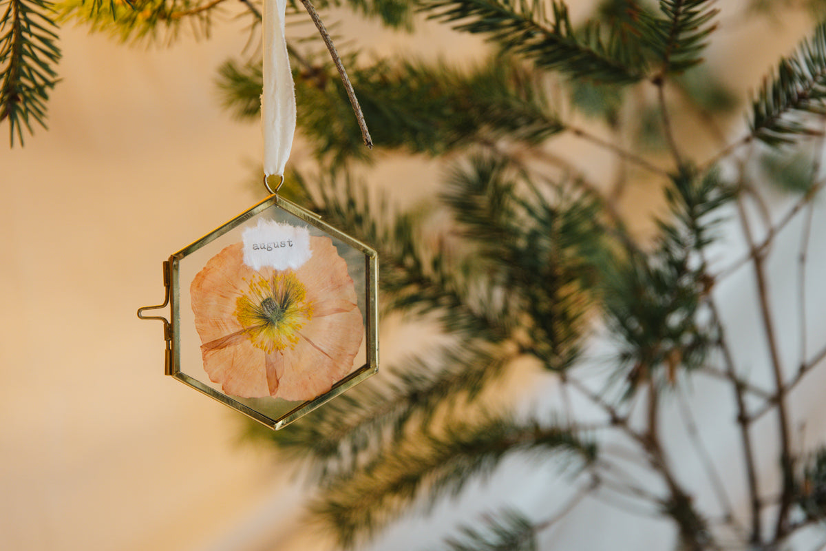 Birth Flower Ornaments
