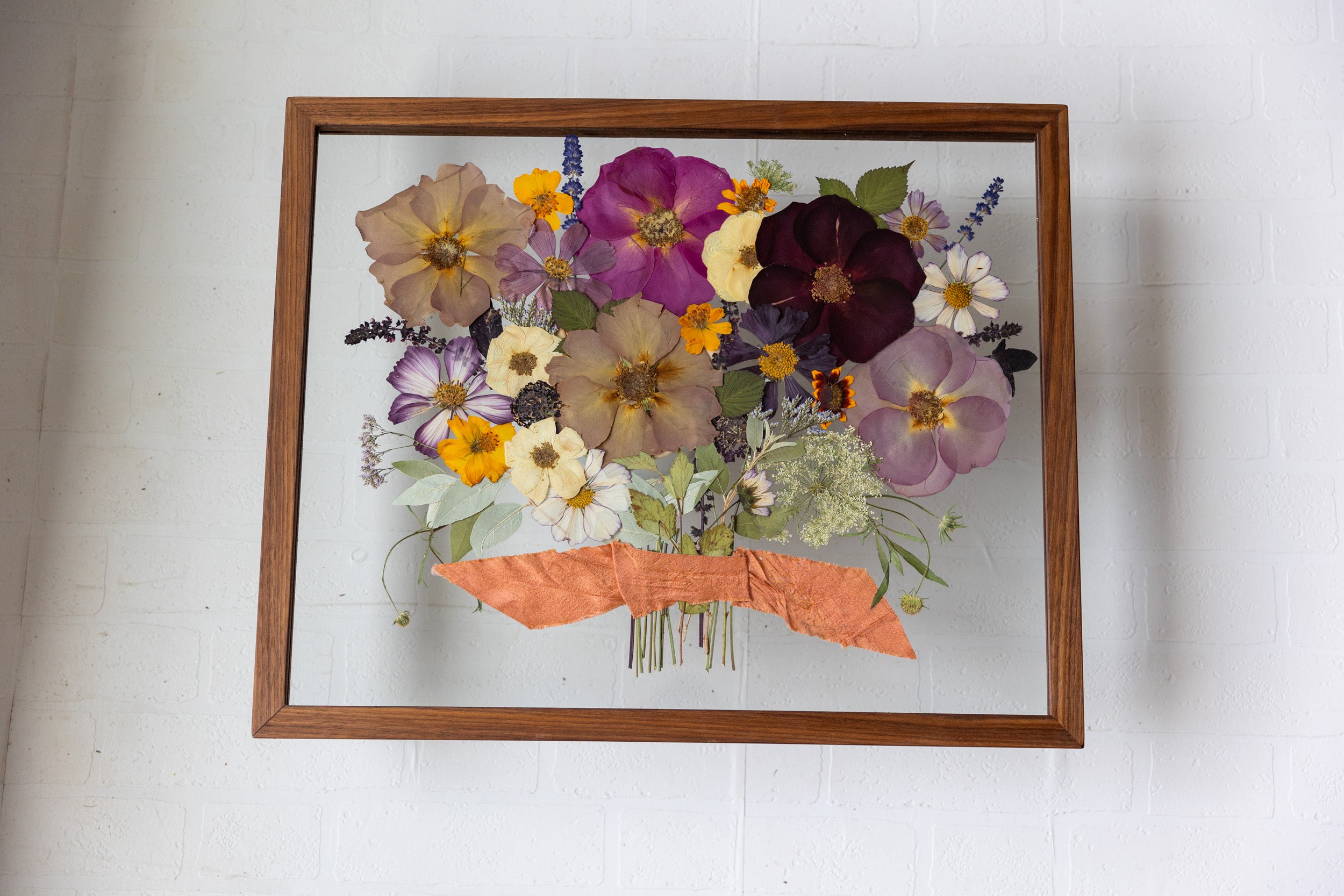 Bouquet Styled Custom Frame – Francis Foliage
