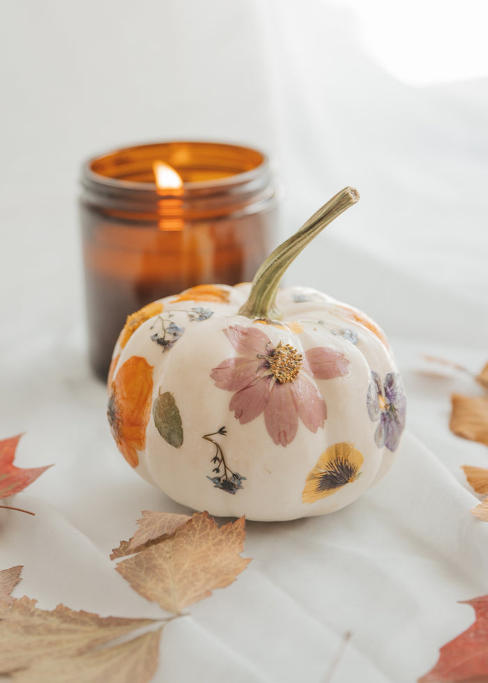 Pressed Floral Pumpkin Class 10/22