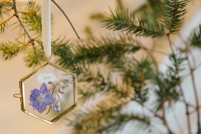 Birth Flower Ornaments