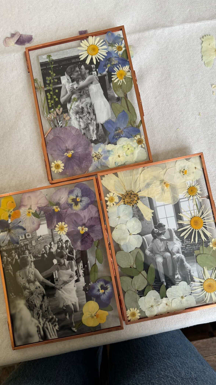 Floral Frame Class and Farm Tour @Green Acres Farm 6/12
